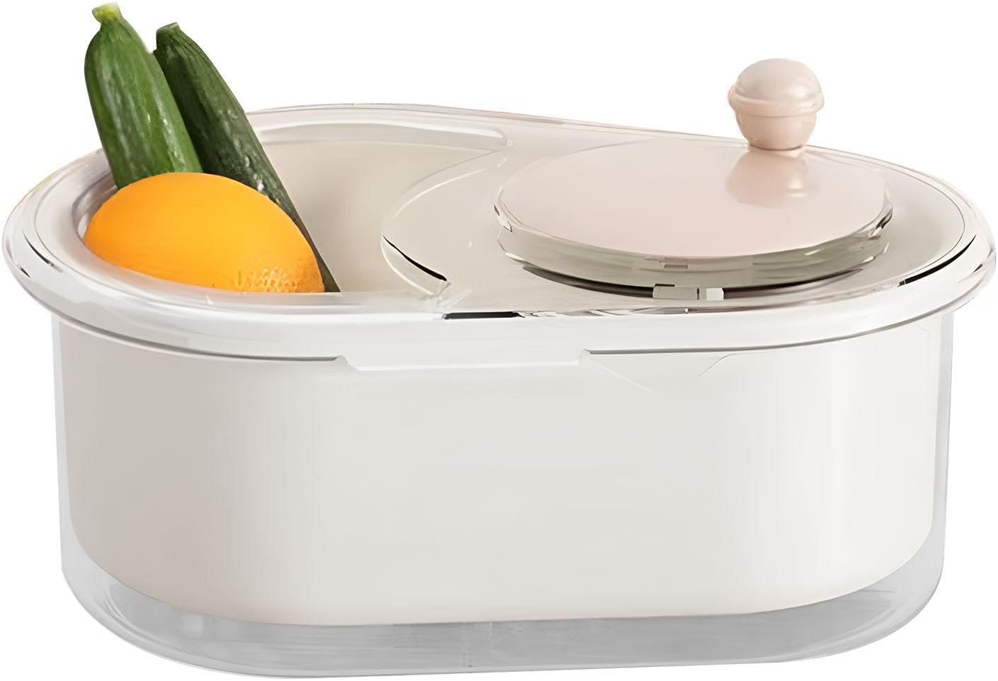 Fruit Washer Bowl - Veggie Spinner, Fruit And Veg Washer | Kitchen Scrubber, Labor-Saving, Efficient Cleaning For Berries, Fruits & Vegetables, Greens