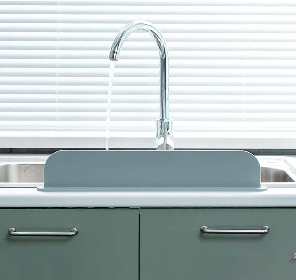 Silicone Sink Baffle Splash Guard Splash Protector Reusable Protect Clothes From Splashing Water Baffle For Washing Dish Sink