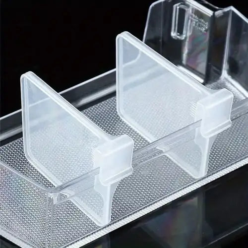 Refrigerator divider multi-functional storage and arrangement divider snap type refrigerator divider clip can be adjusted