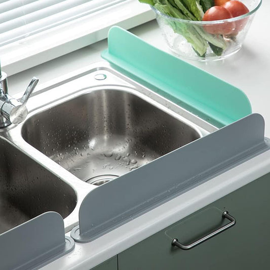 Silicone Sink Baffle Splash Guard Splash Protector Reusable Protect Clothes From Splashing Water Baffle For Washing Dish Sink